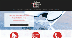 Desktop Screenshot of amherstskatingclub.org